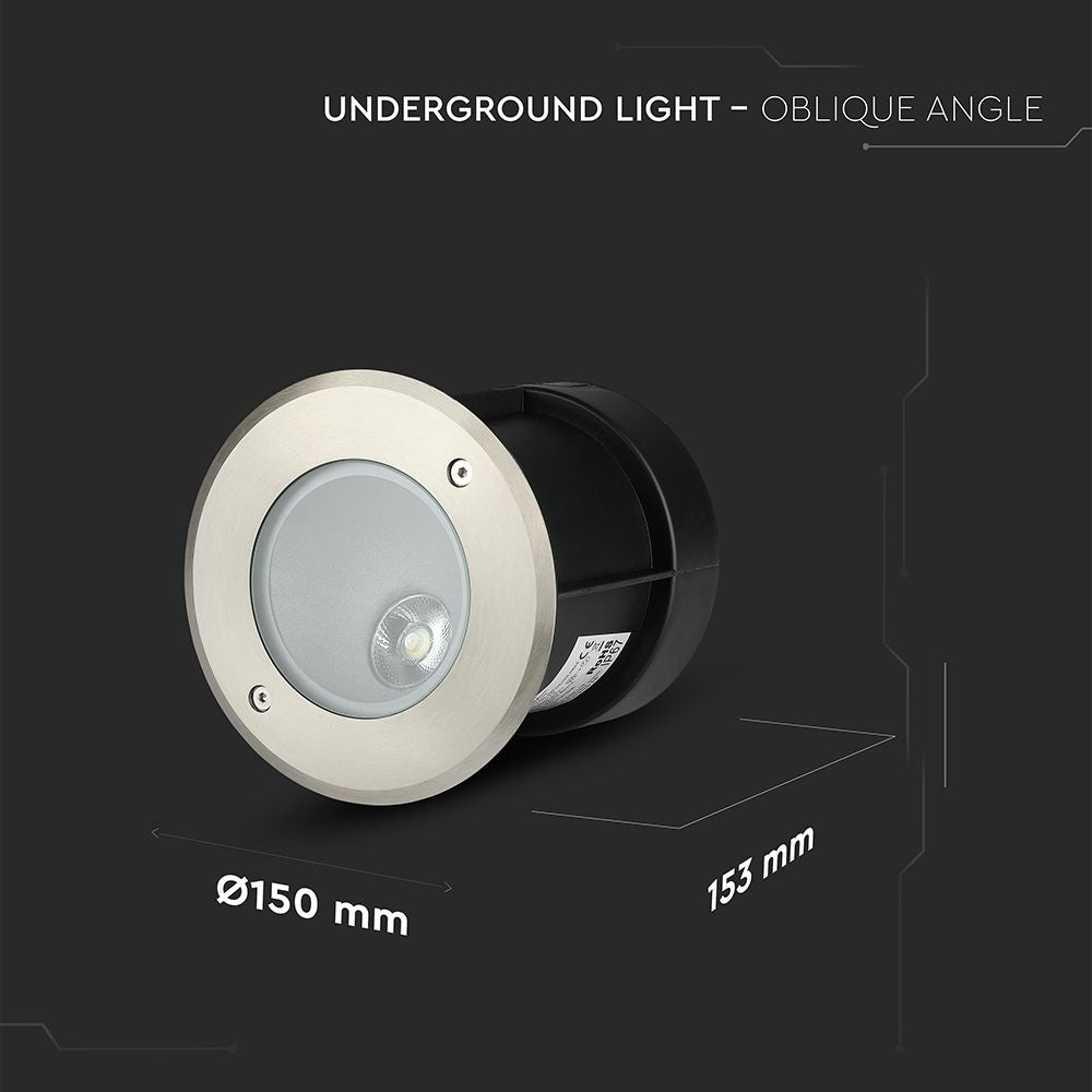 8W Oprawa do gruntowa asymetryczna LED COB / Kąt 20/ Barwa:4000K