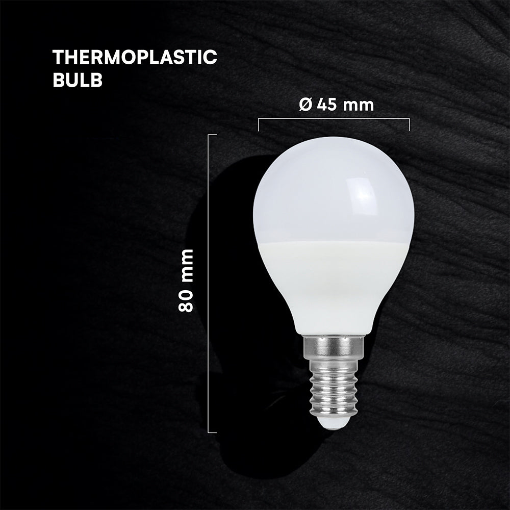 6.5W P45 Żarówka LED / Chip CREE / Barwa:6500K / Trzonek:E14 / 6 Lat gwarancji