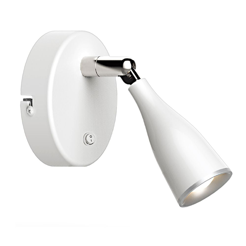 4.5W Kinkiet LED z wyłącznikiem / Barwa:4000K / Biały