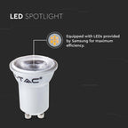 2W GU10 Żarówka LED mini MR11 / Chip SAMSUNG / Barwa:3000K / Trzonek:GU10