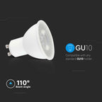 7.5W GU10 Żarówka LED / Chip SAMSUNG / Barwa:4000K / Kąt 110' / Trzonek:GU10
