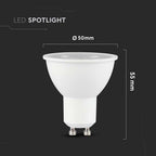 7.5W GU10 Żarówka LED / Chip SAMSUNG / Barwa:3000K / Kąt 38' / Trzonek:GU10