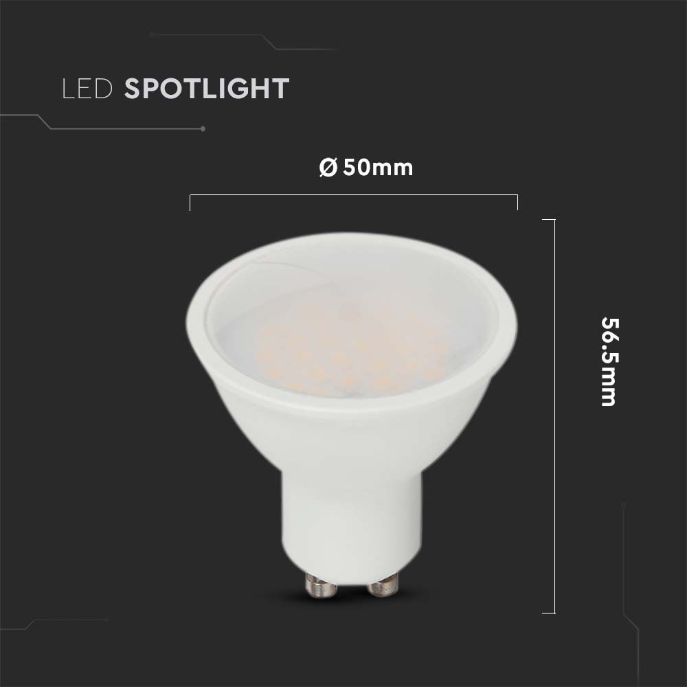 10W GU10 Żarówka LED / Chip SAMSUNG / Barwa:3000K / Trzonek:GU10