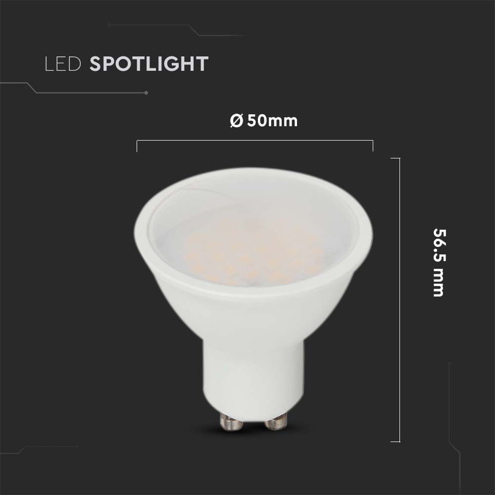 10W GU10 Żarówka LED / Chip SAMSUNG / Barwa:4000K / Trzonek:GU10