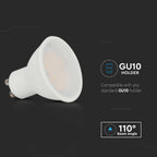 10W GU10 Żarówka LED / Chip SAMSUNG / Barwa:4000K / Trzonek:GU10