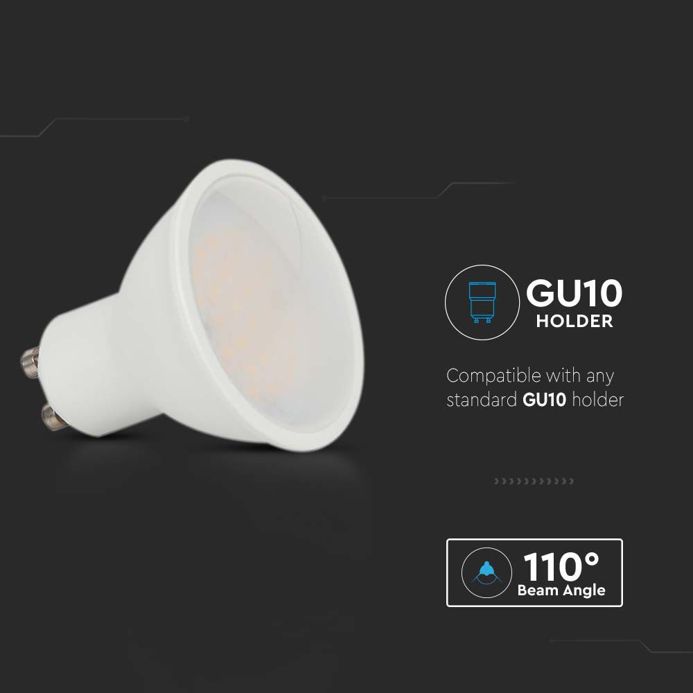 10W GU10 Żarówka LED / Chip SAMSUNG / Barwa:4000K / Trzonek:GU10