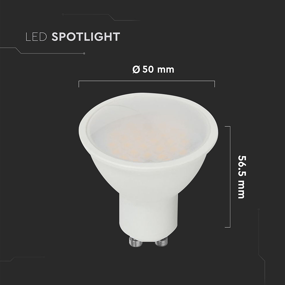 10W GU10 Żarówka LED / Barwa:6500K / Trzonek:GU10