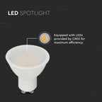 10W GU10 Żarówka LED / Chip CREE / Barwa:6500K / Trzonek:GU10 / 6 Lat gwarancji