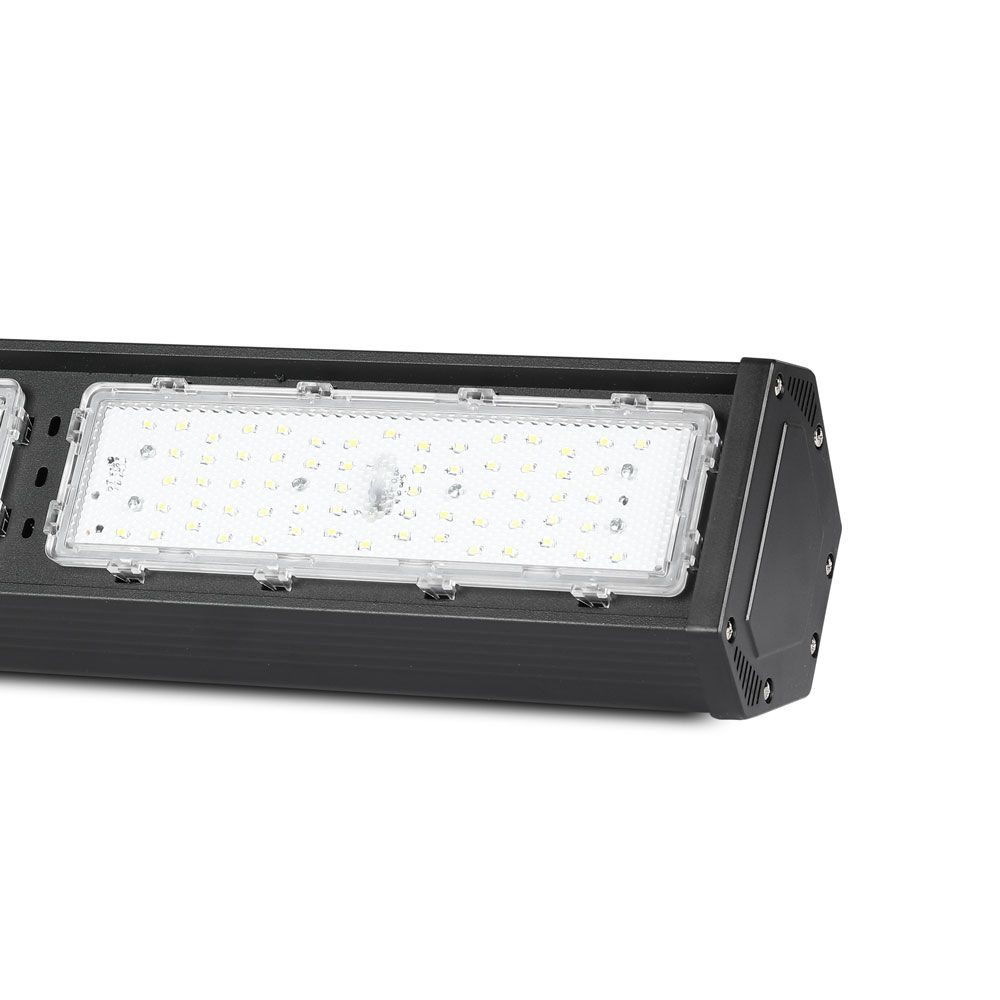 100W Liniowa Oprawa Highbay LED / Chip SAMSUNG / Barwa:4000K / Obudowa: Czarna / Wydajność: 120lm/w / Kąt 120'