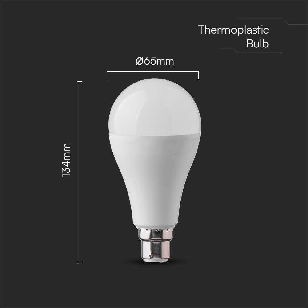 15W A65 Żarówka LED / Chip SAMSUNG / Barwa:4000K / Trzonek:B22