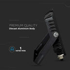 30W Naświetlacz LED SMD / Chip SAMSUNG / Przewód: 1m / Barwa:6500K / Obudowa: Czarna