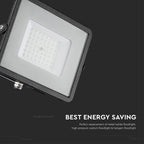 50W Naświetlacz LED SMD / Chip SAMSUNG / Przewód: 3m / Barwa:6500K / Obudowa: Czarna
