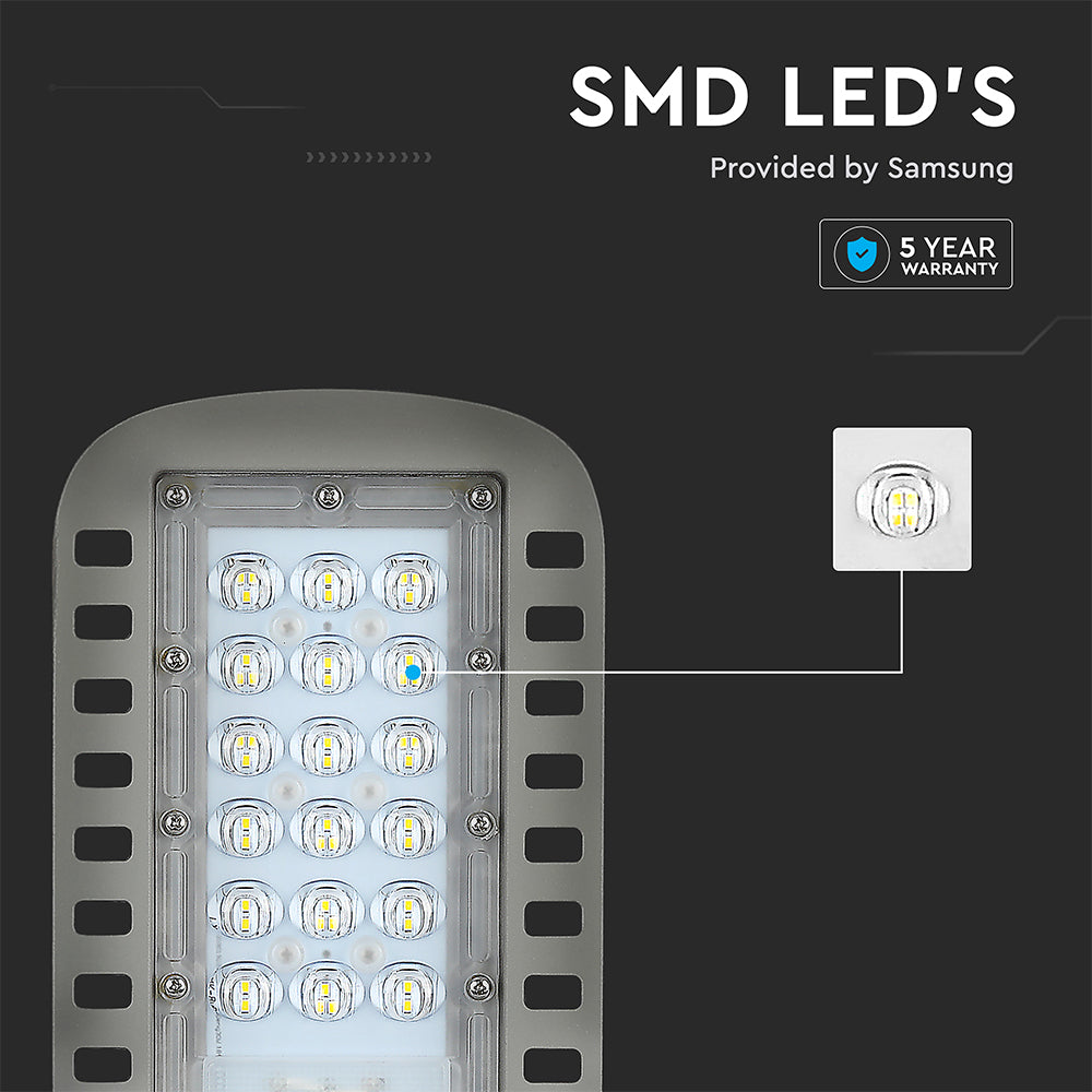 30W Lampa uliczna LED Slim / Chip SAMSUNG / Barwa:4000K / Wydajność: 135lm/w