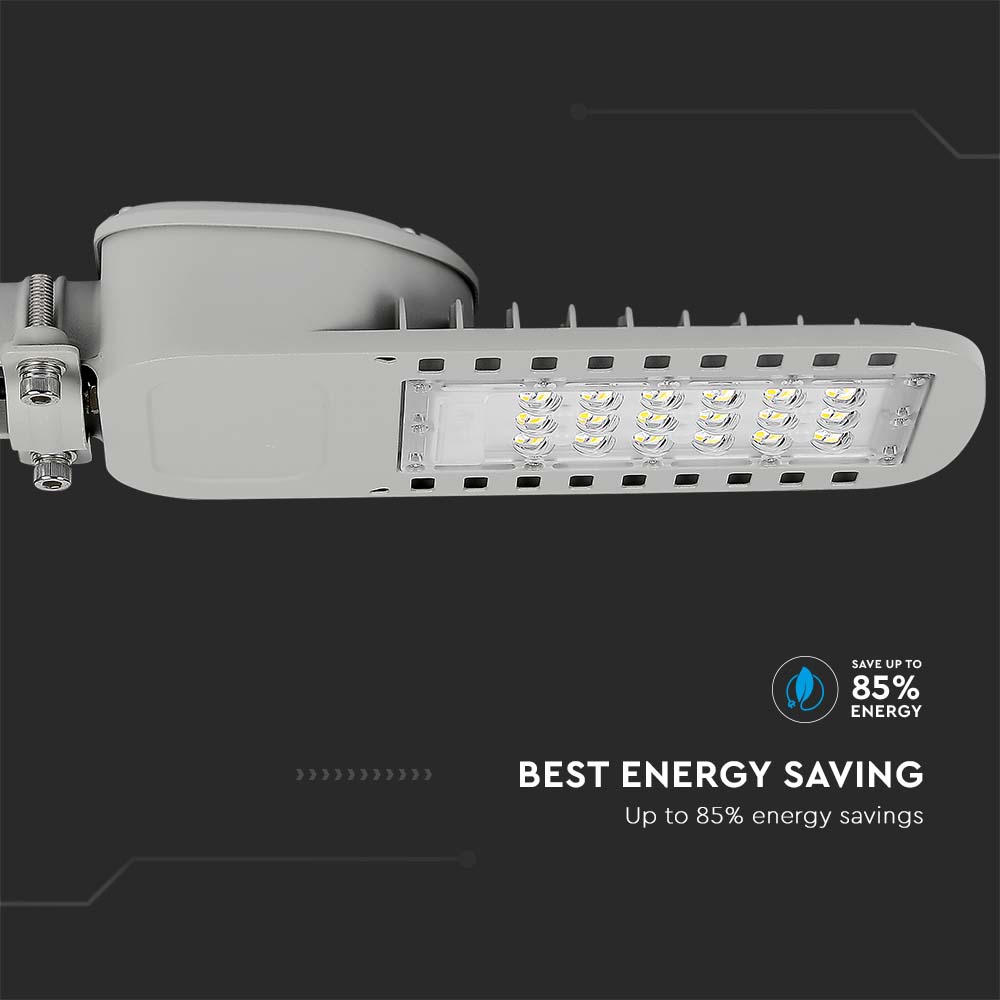30W Lampa uliczna LED Slim / Chip SAMSUNG / Barwa:6500K / Wydajność: 135lm/w
