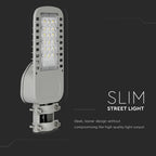 30W Lampa uliczna LED Slim / Chip SAMSUNG / Barwa:6500K / Wydajność: 135lm/w