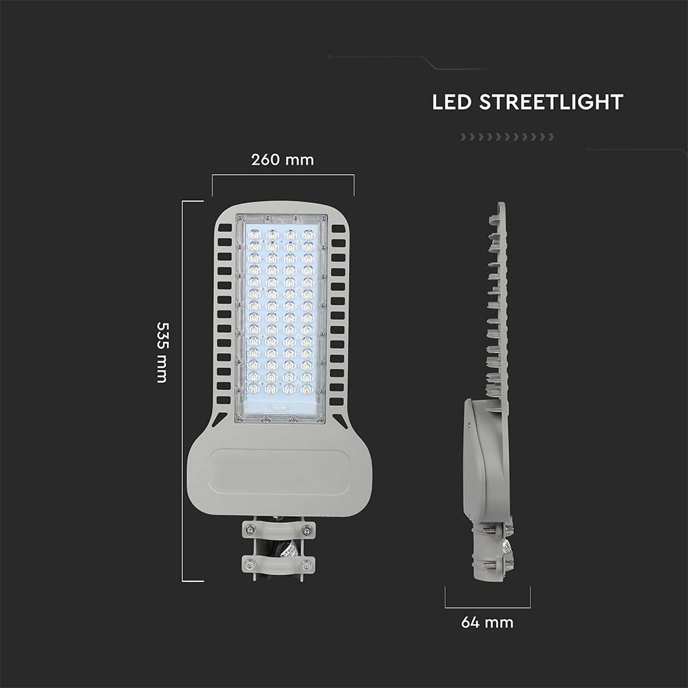 100W Lampa uliczna LED Slim / Chip SAMSUNG / Barwa:4000K / Wydajność: 135lm/w