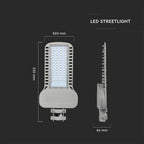 100W Lampa uliczna LED Slim / Chip SAMSUNG / Barwa:4000K / Wydajność: 135lm/w