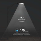 100W Lampa uliczna LED Slim / Chip SAMSUNG / Barwa:4000K / Wydajność: 135lm/w