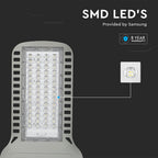 100W Lampa uliczna LED Slim / Chip SAMSUNG / Barwa:6400K / Wydajność: 135lm/w