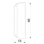 kinkiet Barbos black 2xG9