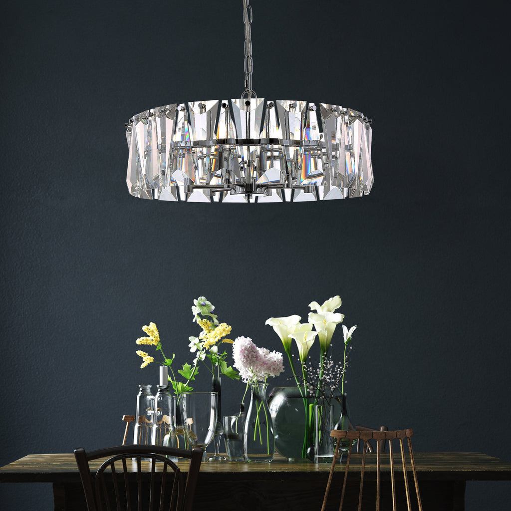 Maytoni Lampa wisząca Puntes - Metal - Chrom MOD043PL-06CH
