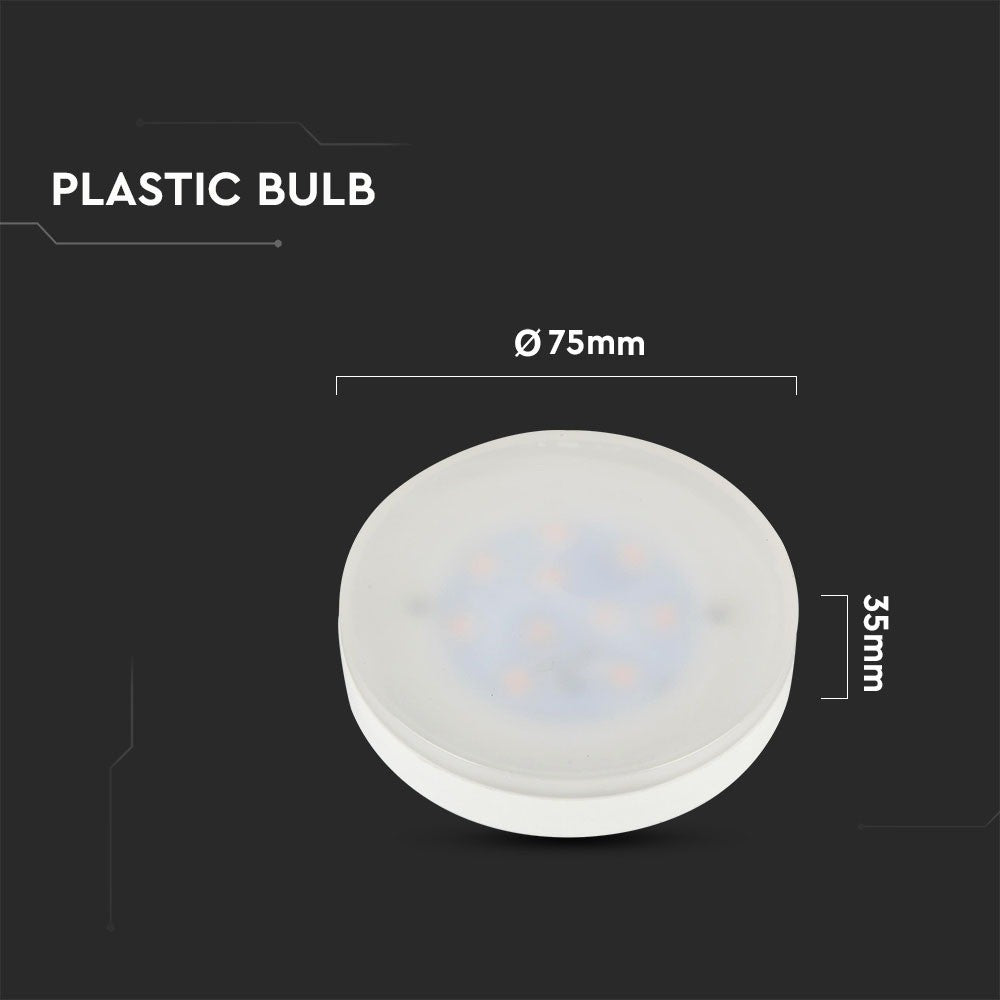 7W Żarówka LED / Chip SAMSUNG / Barwa:6400K / Trzonek:GX53