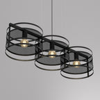 żyrandol Rim black 3xE27