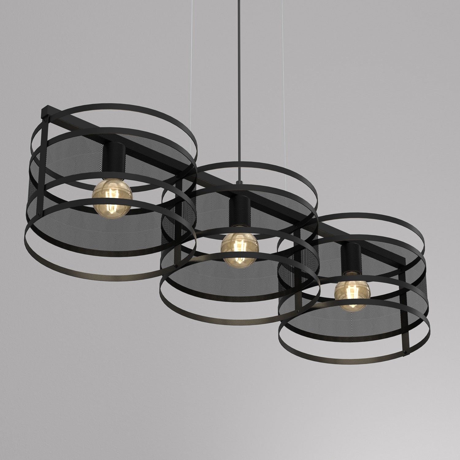 żyrandol Rim black 3xE27