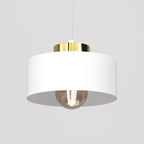 żyrandol Marti white/gold 1xE27