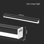 40W Oprawa Liniowa LED / Barwa: 6500K / Obudowa: Czarna