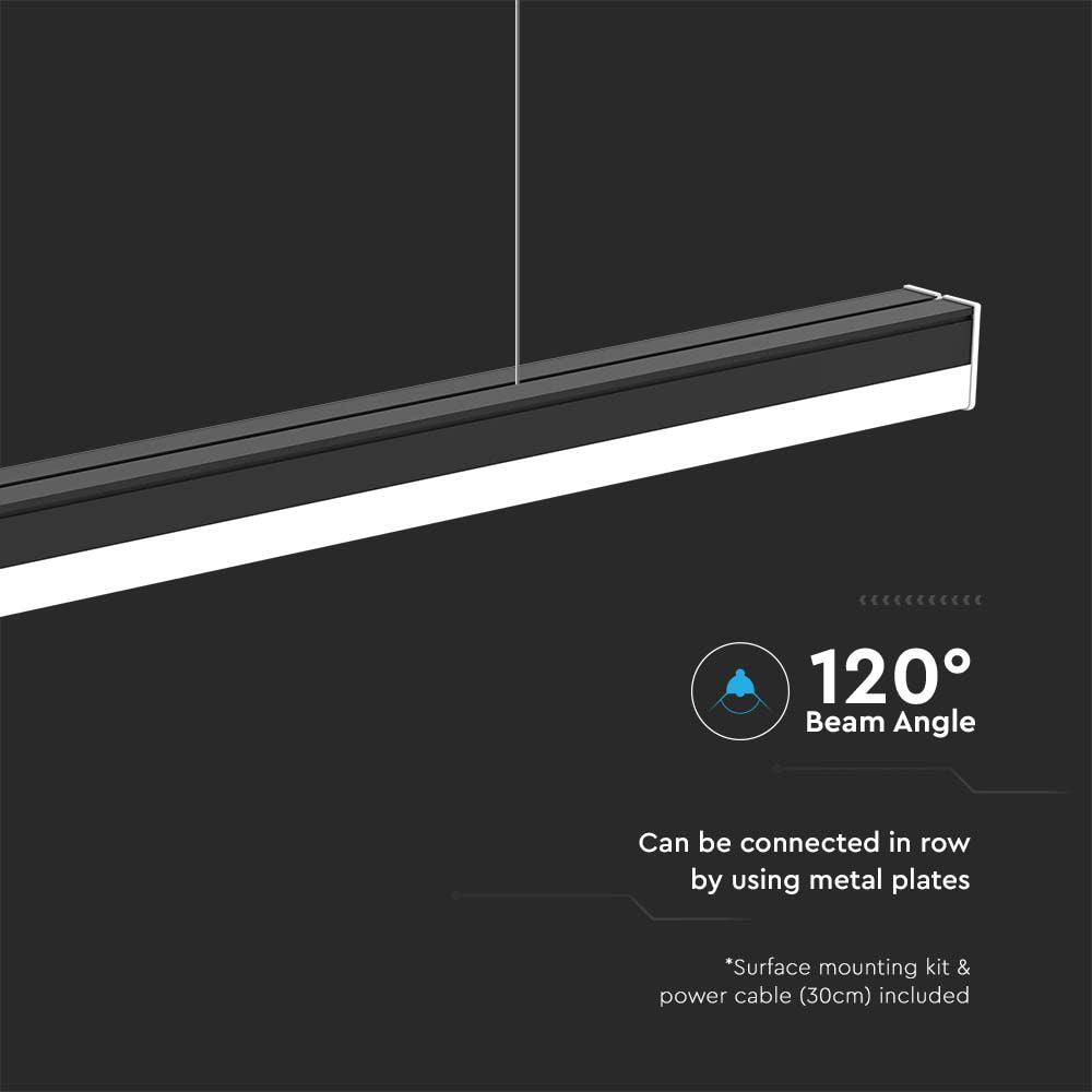 40W Oprawa Liniowa LED / Barwa: 4000K / Obudowa: Czarna
