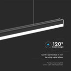 40W Oprawa Liniowa LED / Barwa: 4000K / Obudowa: Czarna