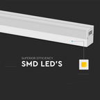 40W Oprawa Liniowa LED / Barwa: 6500K / Obudowa: Biała