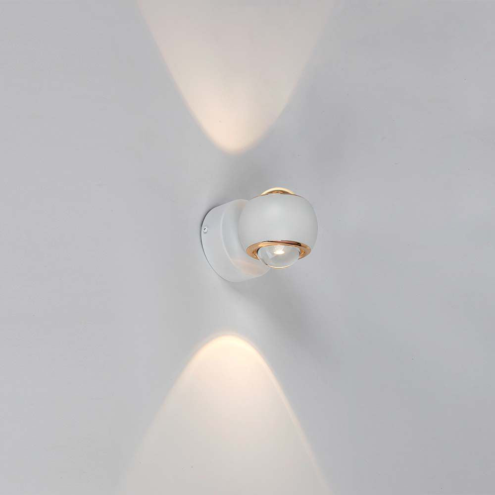 10W LED Lampa Ścienna LED / Barwa: 3000K / Obudowa: Biała