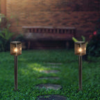 2.5W Lampa Ogrodowa LED Solarna z czujnikiem mikrofalowym / Trzonek: E27 / Barwa: 3000K