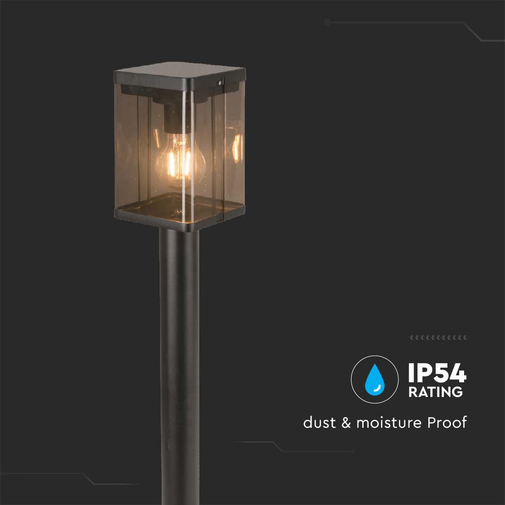 2.5W Lampa Ogrodowa LED Solarna z czujnikiem mikrofalowym / Trzonek: E27 / Barwa: 3000K