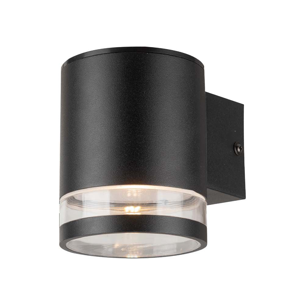 1W Lampa Ścienna LED SMD solarna / Barwa: 3000K / Obudowa: Czarna