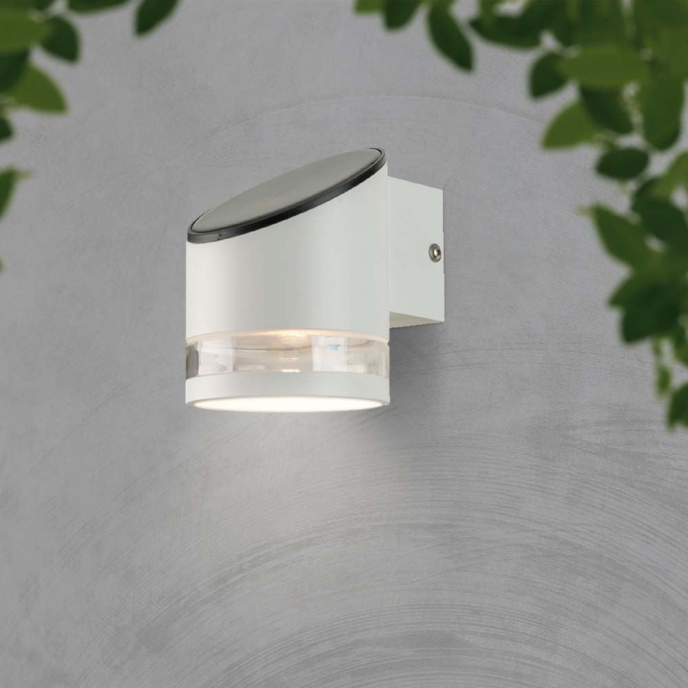 1W Lampa Ścienna LED SMD solarna z czujnikiem mikrofalowym / Barwa: 3000K