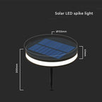 2W Lampa LED SMD solarna / Barwa: 3000K
