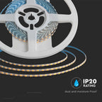 8W Taśma LED podwójne PCB / Barwa:6500K / IP20 / Zasilanie: 24V / Rolka:5m / Szerokość: 3mm