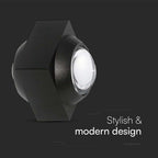 2W Oprawa COB Downlight LED / Barwa: 4000K / Obudowa: Czarna