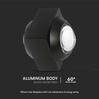 2W Oprawa COB Downlight LED / Barwa: 4000K / Obudowa: Czarna