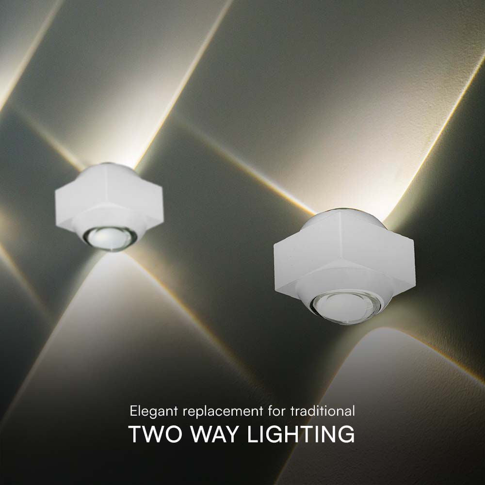 2W Oprawa COB Downlight LED / Barwa: 3000K / Obudowa: Biała
