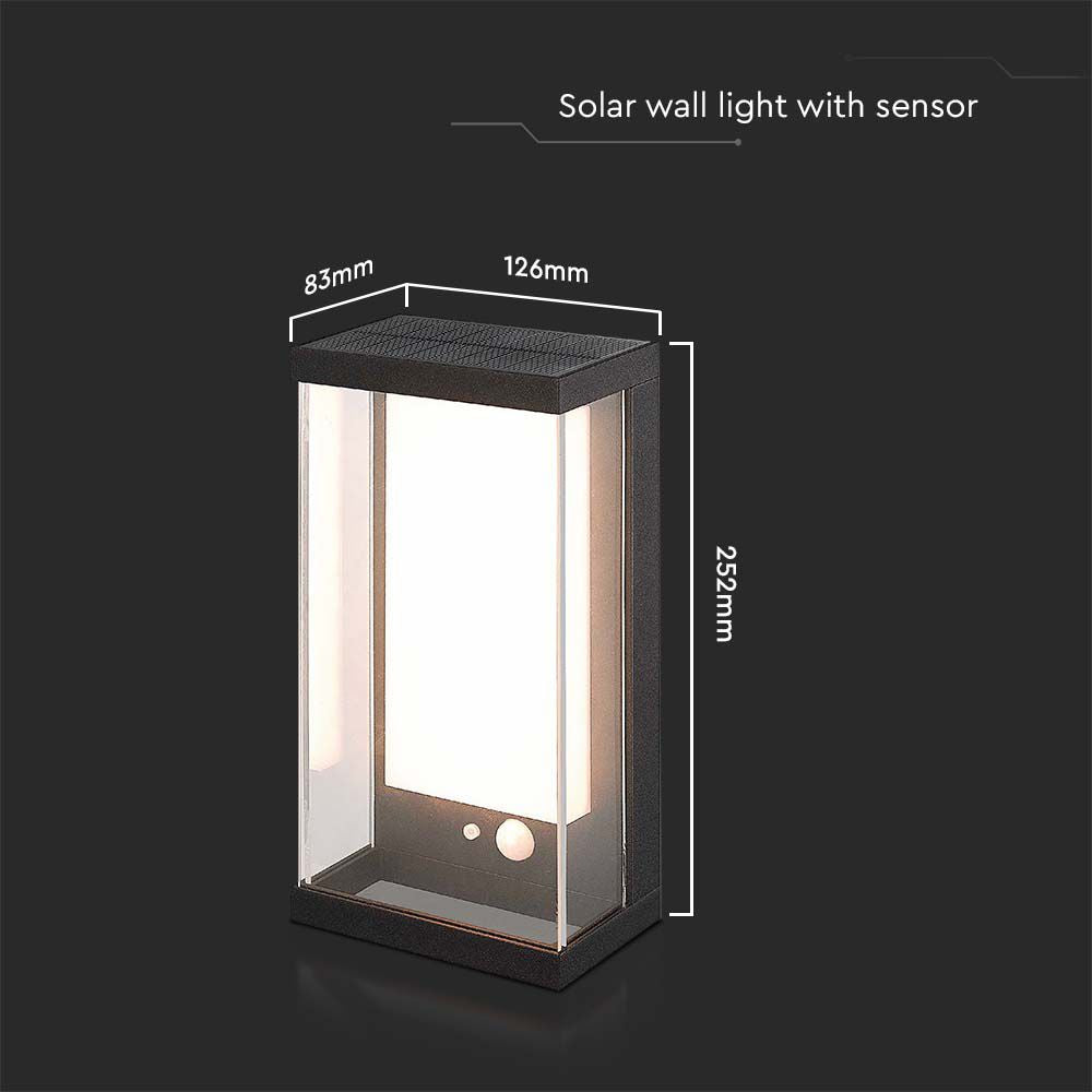 1W Lampa ogrodowa LED / Barwa: 3000K / Obudowa: Czarna