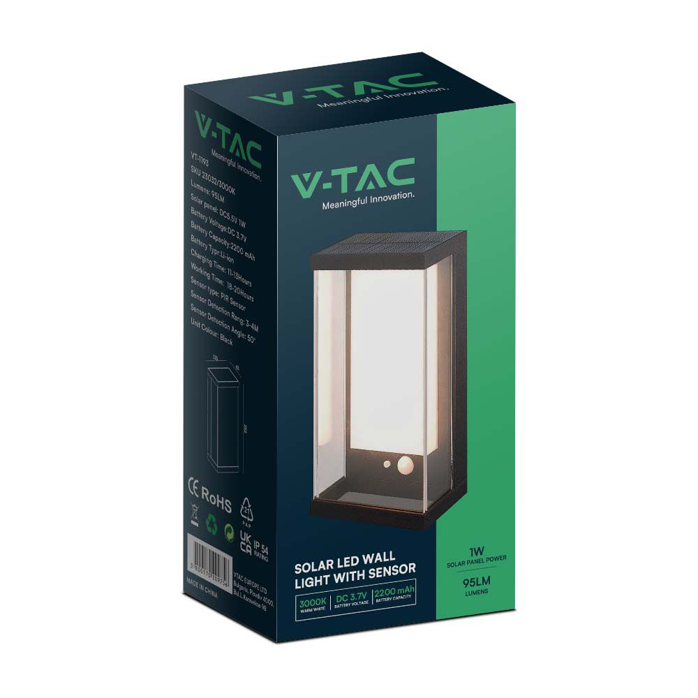 1W Lampa ogrodowa LED / Barwa: 3000K / Obudowa: Ciemnoszara