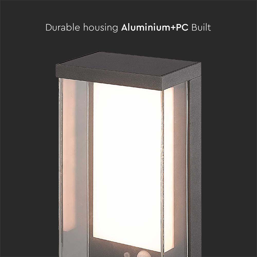 1W Lampa ogrodowa LED / Barwa: 3000K / Obudowa: Ciemnoszara