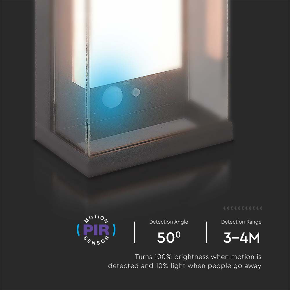 1W Lampa ogrodowa LED / Barwa: 3000K / Obudowa: Ciemnoszara