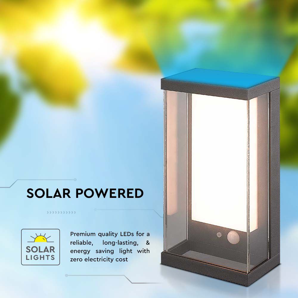 1W Lampa ogrodowa LED / Barwa: 3000K / Obudowa: Ciemnoszara