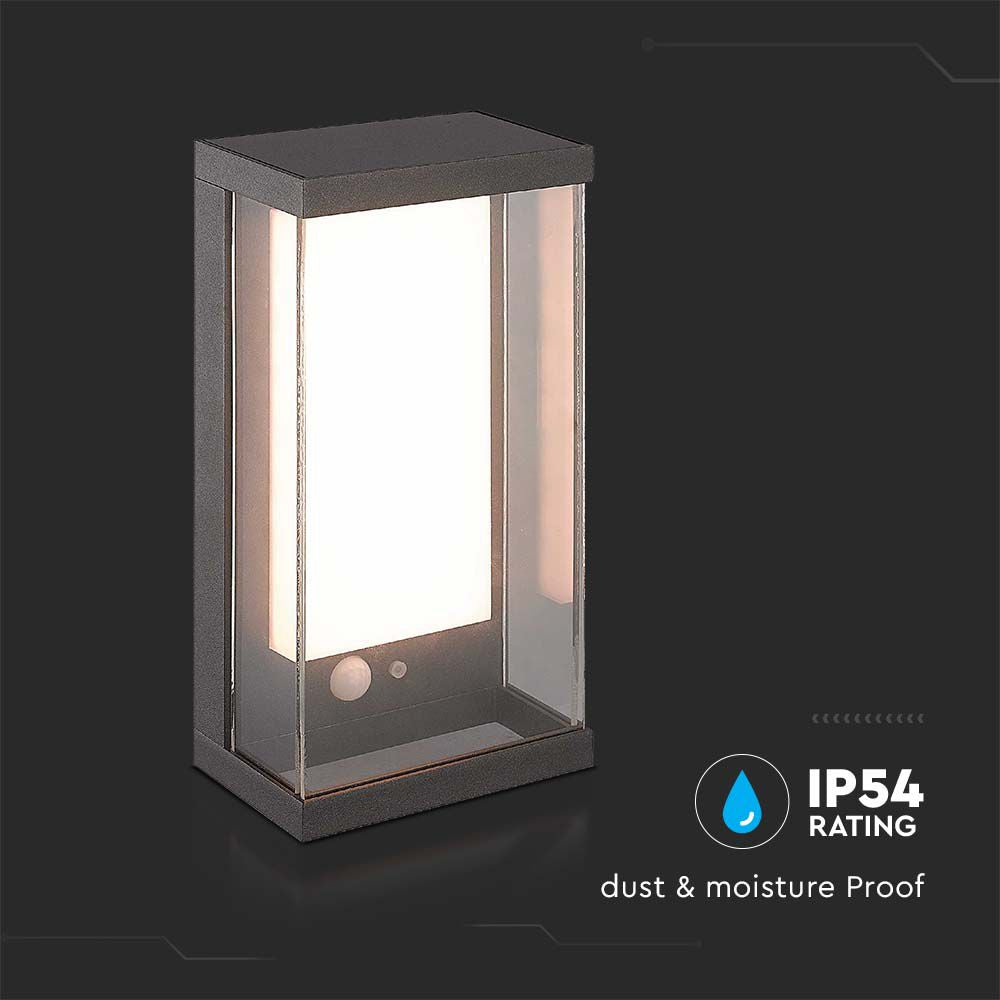 1W Lampa ogrodowa LED / Barwa: 3000K / Obudowa: Ciemnoszara