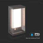 1W Lampa ogrodowa LED / Barwa: 3000K / Obudowa: Ciemnoszara
